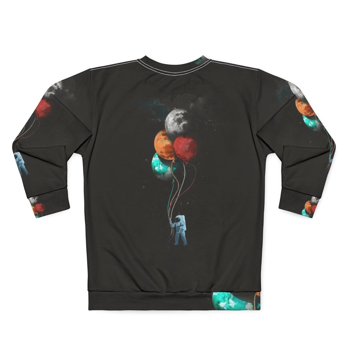 Spaceman Sci-Fi Graphic Sweatshirt - Back