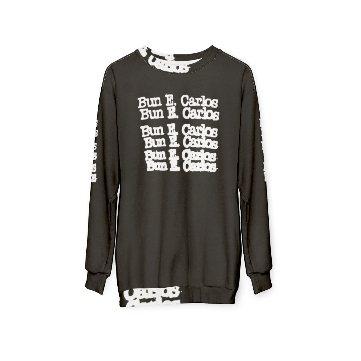 Bun E Carlos Cheap Trick Parody Sweatshirt - hanging