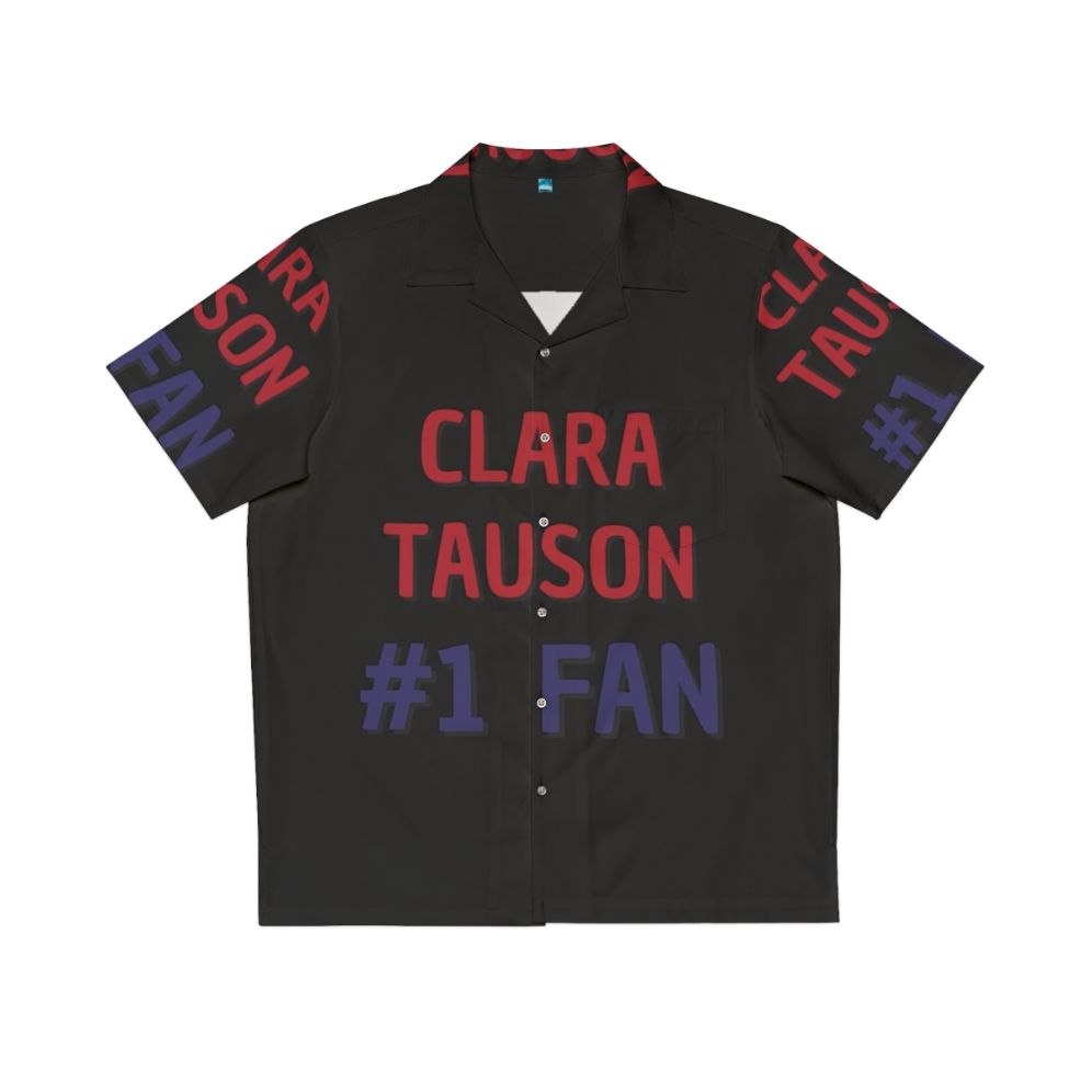 Clara Tauson Fan Hawaiian Shirt with Coco Gauff Tennis Player Graphics