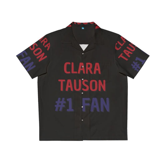 Clara Tauson Fan Hawaiian Shirt with Coco Gauff Tennis Player Graphics