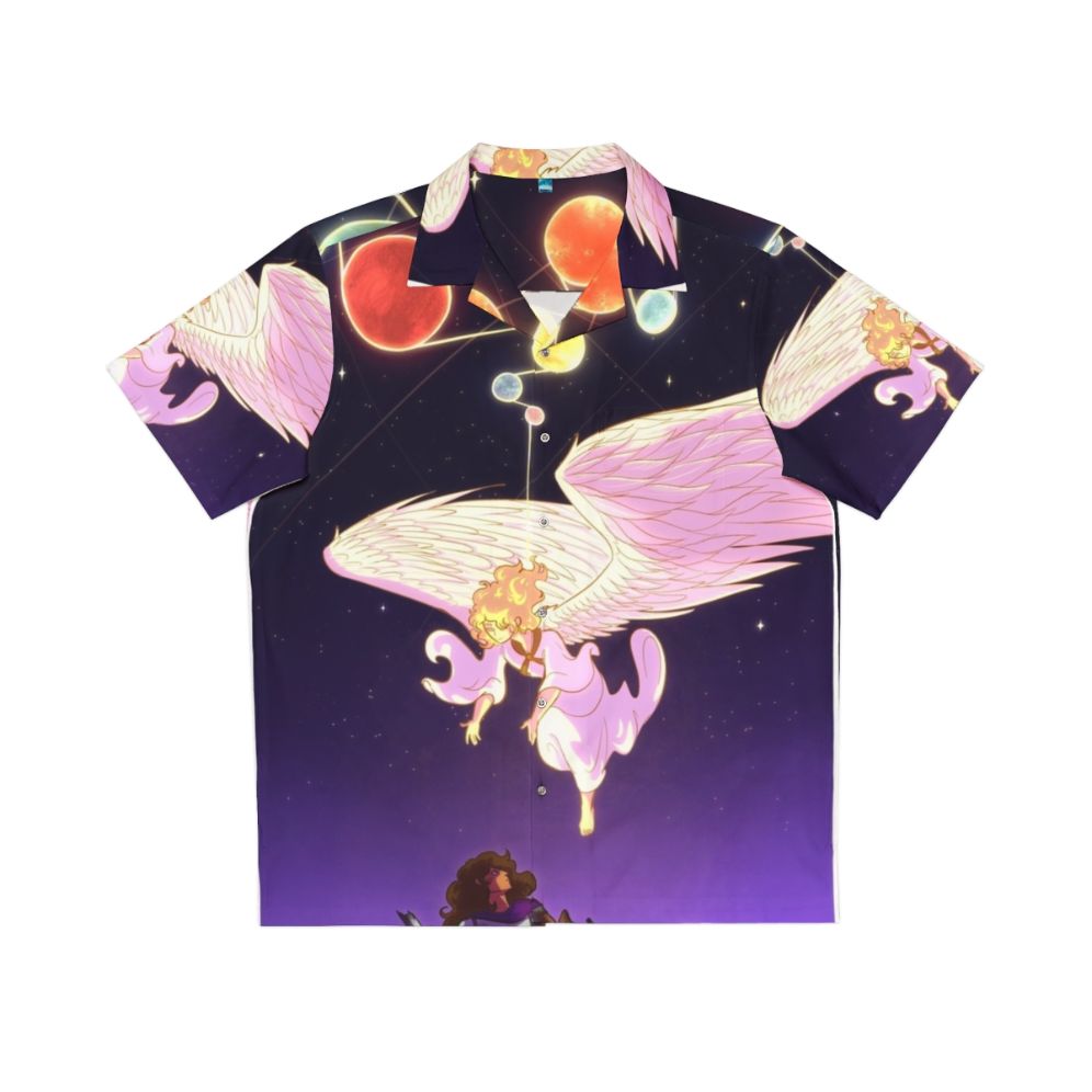 Illustration of God From The Machine Hawaiian Shirt