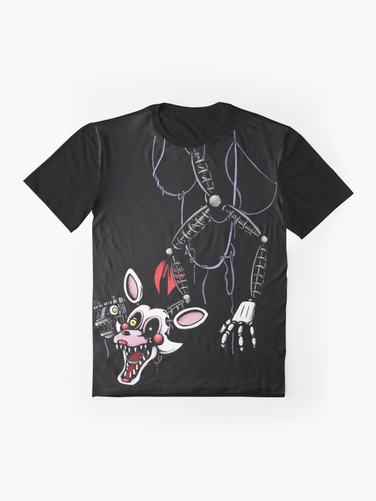 Five Nights at Freddy's (FNAF) Mangle Graphic T-Shirt - Flat lay