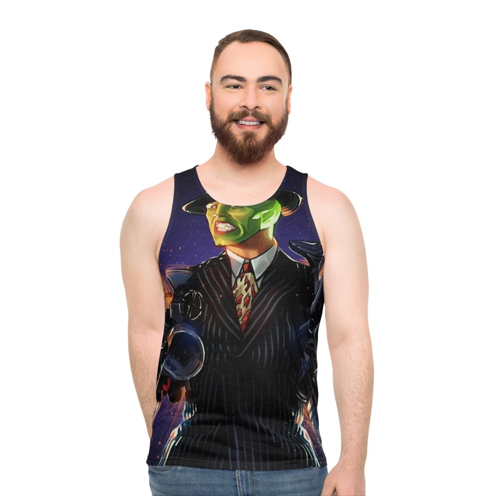 The Mask Unisex Green Superhero Tank Top - men