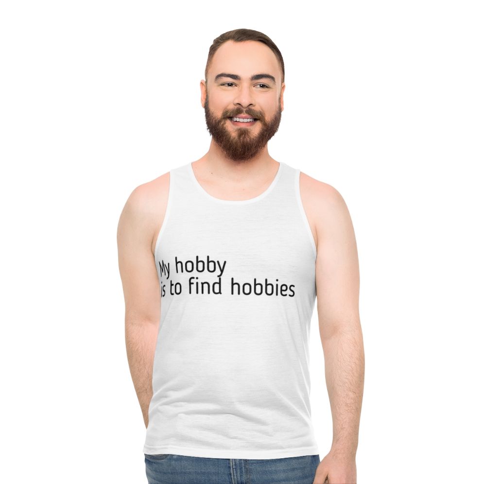 Find Hobbies Unisex Tank Top - men