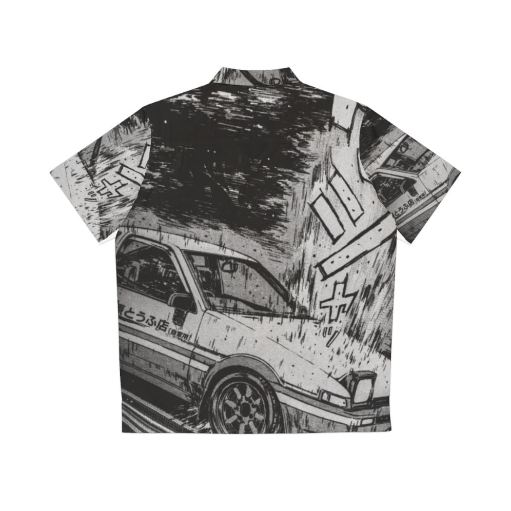 Initial D Toyota AE86 Drifting Hawaiian Shirt - Back