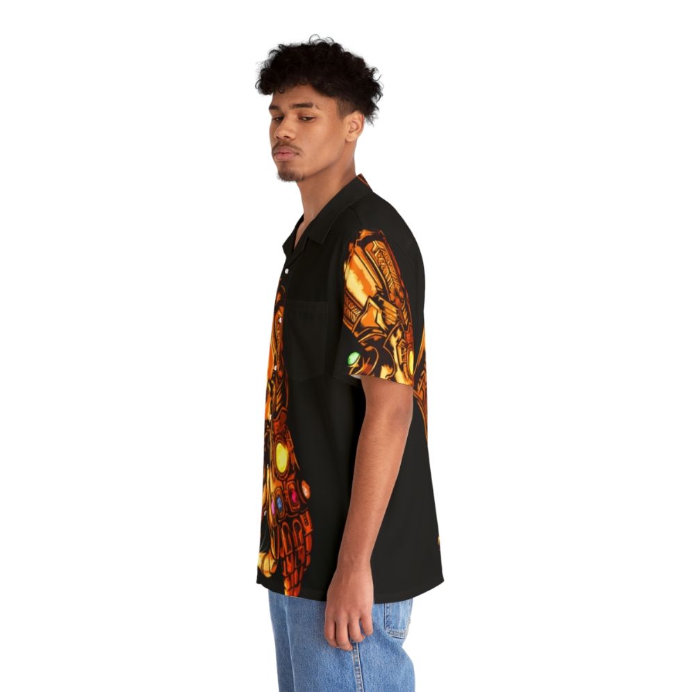 Infinity Gauntlet Circle Game Hawaiian Shirt - People Left