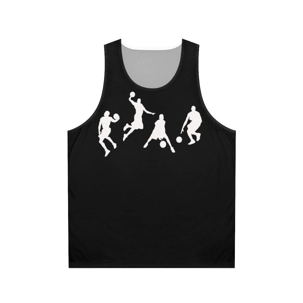 Basketball Player Unisex Tank Top featuring Michael Jordan's iconic style