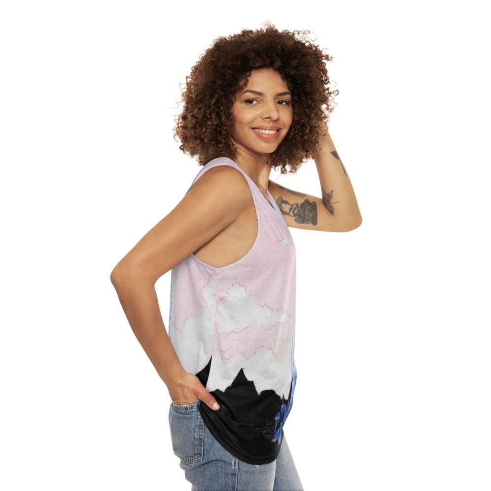 The Crystarium Unisex Tank Top - Final Fantasy XIV Shadowbringers - women side