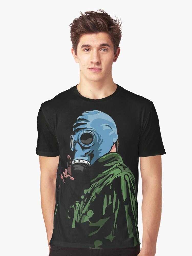 Dead Man's Shoes comic-style illustrated graphic t-shirt featuring the cult movie characters - Men