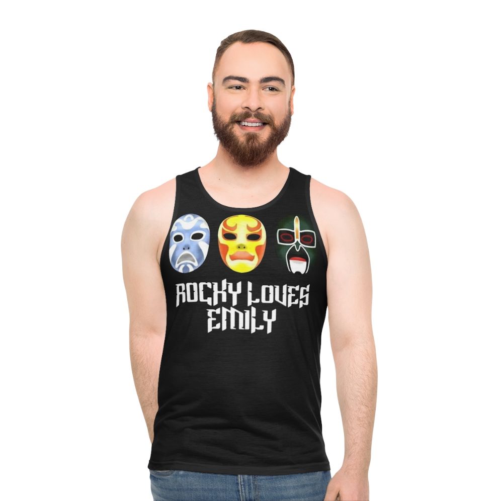 3 Ninjas Rocky Loves Emily Unisex Tank Top - men