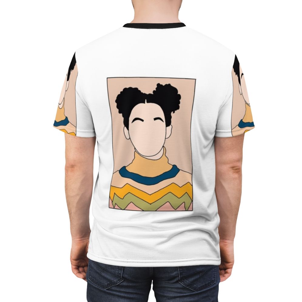 Sex Education fan t-shirt featuring Maeve Wiley and Otis Milburn from the popular Netflix series - men back