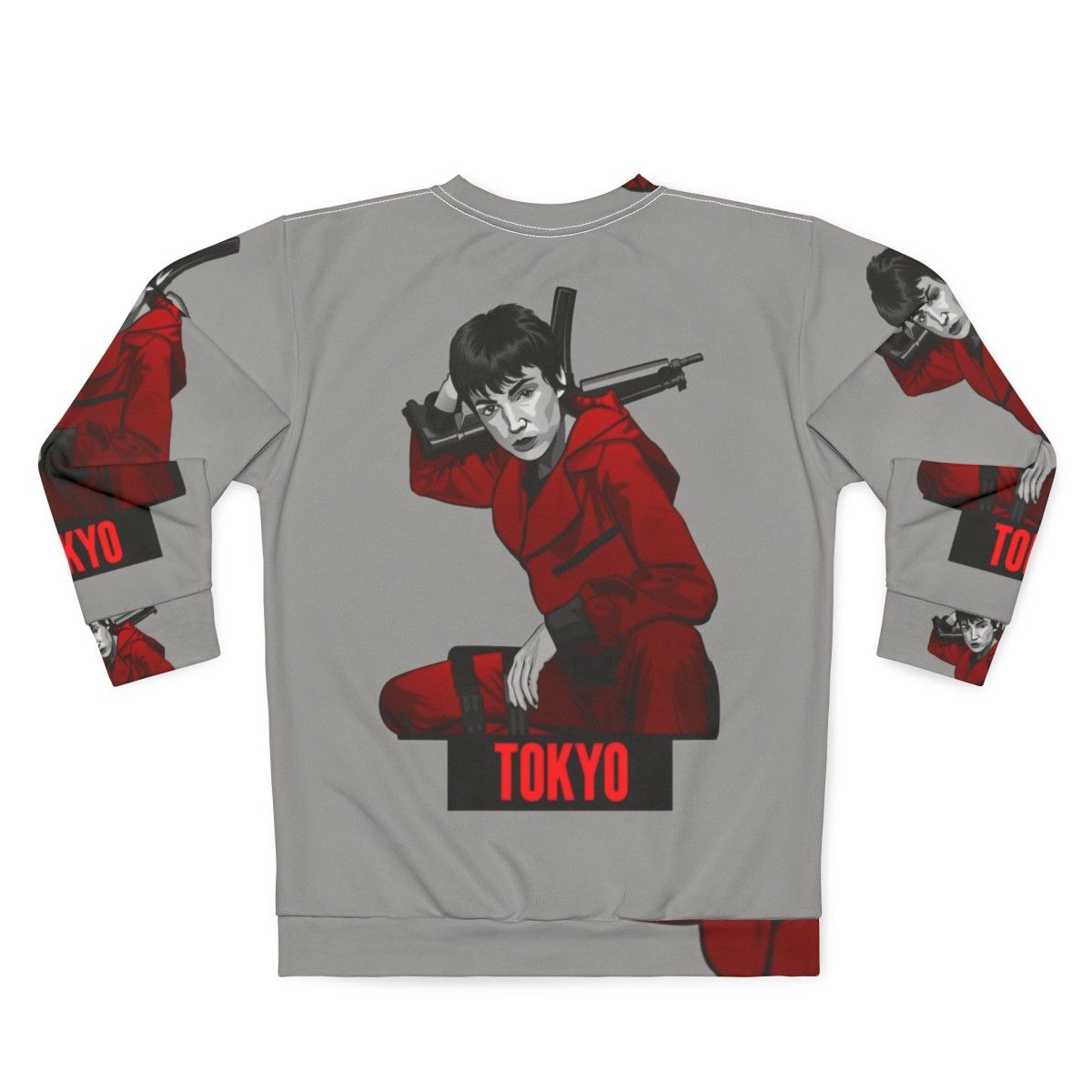 Money Heist Tokyo Sweatshirt 6 - Official Netflix Merchandise - Back