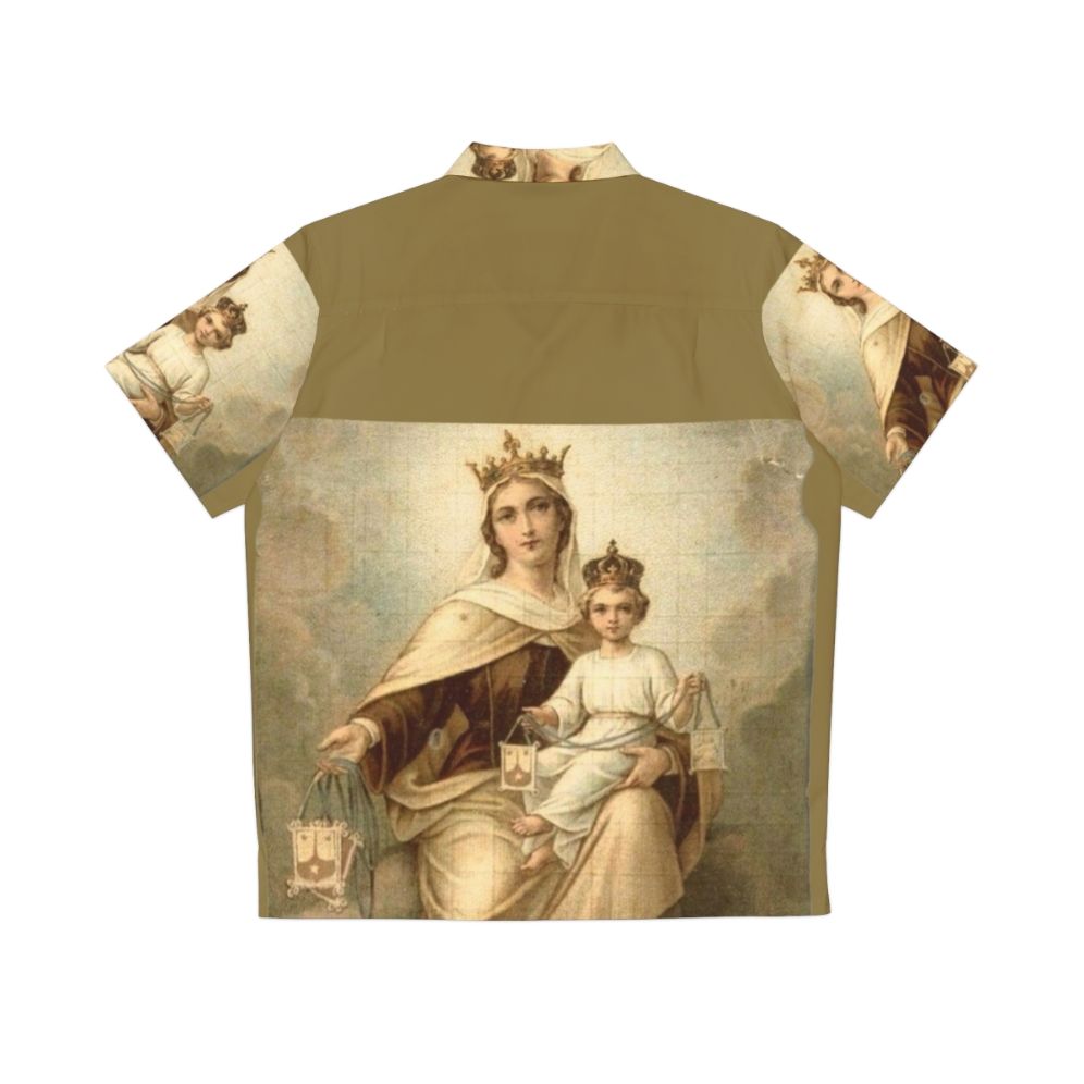 Our Lady Of Mount Carmel Hawaiian Shirt - Back