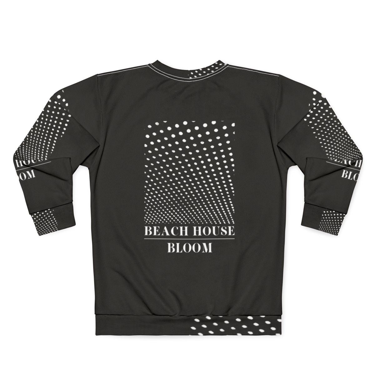 Beach House Bloom Sweatshirt featuring dream pop and indie music inspired design - Back