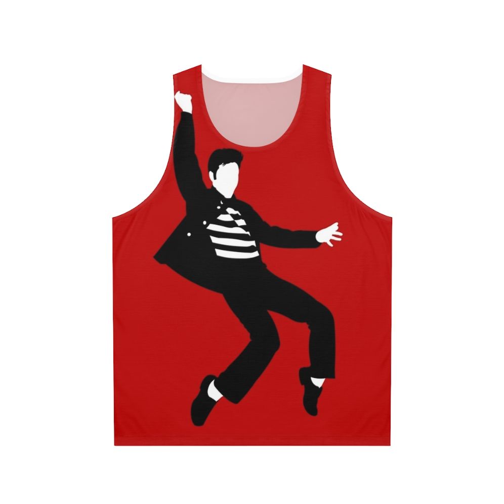 Rock and Roll King's Jailhouse Minimalist Art Unisex Tank Top