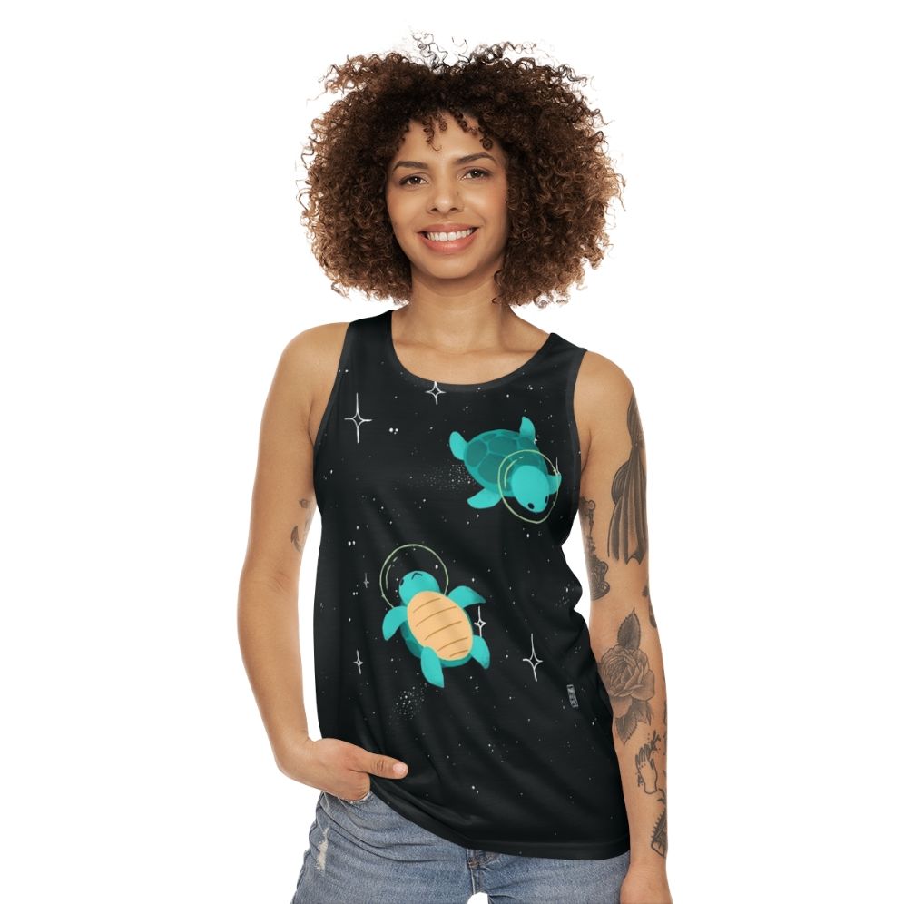 Cosmic Turtles Unisex Tank Top - women