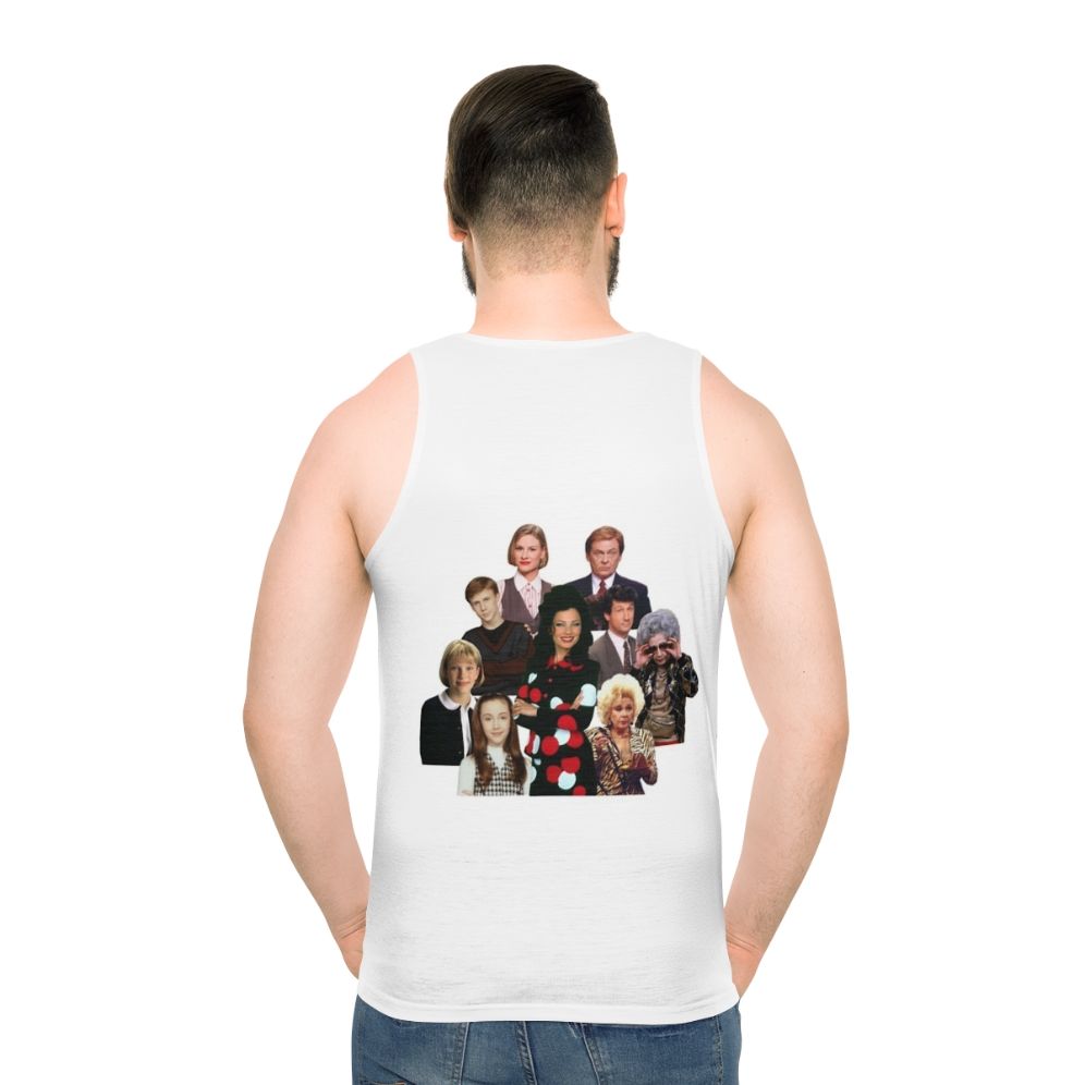 The Nanny 90s TV Show Unisex Tank Top - men back