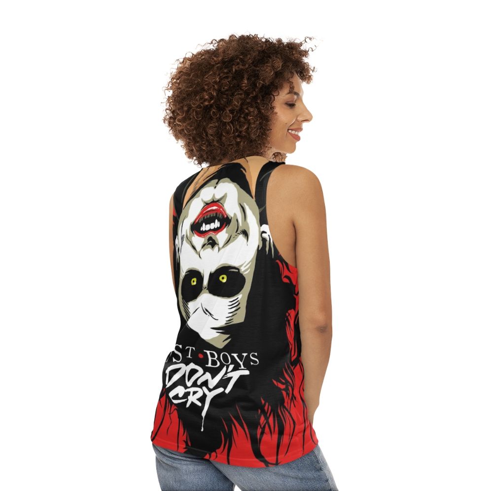 Goth and horror unisex tank top - women back