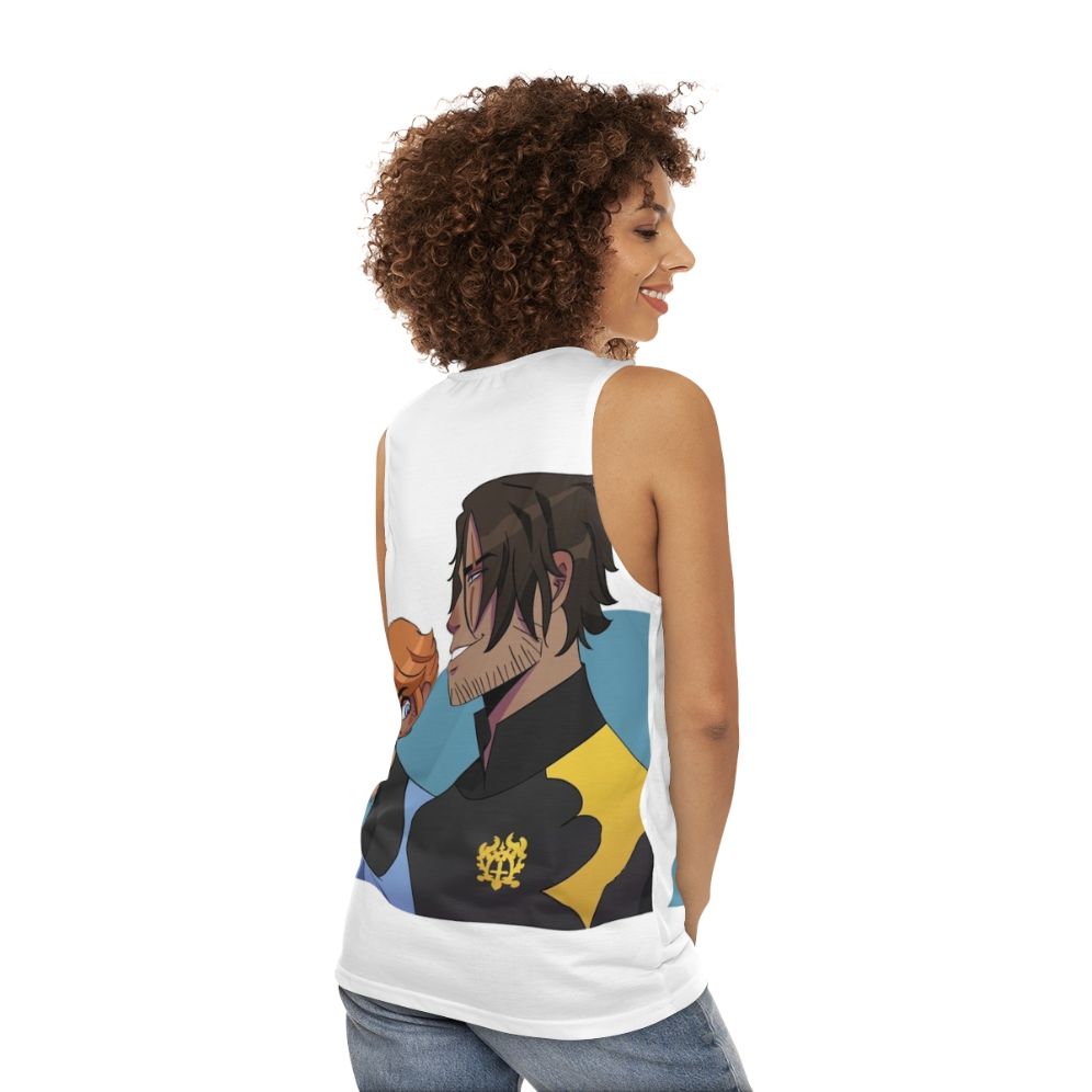 Castlevania Sypha and Trevor Unisex Tank Top - women back