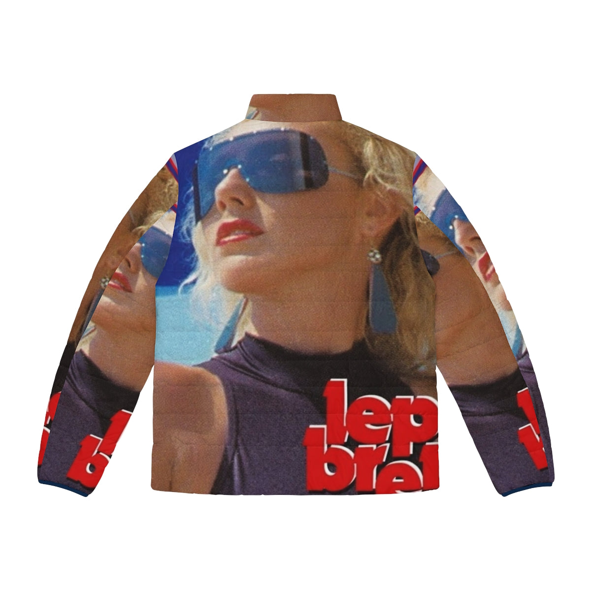 Lepa Brena inspired puffer jacket with album cover design - Back