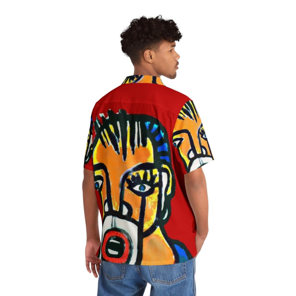 Urban Graphic Hawaiian Shirt - People Back