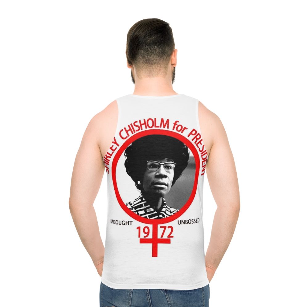 Shirley Chisholm Unisex Tank Top - men back