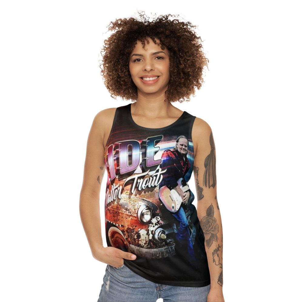 Walter Trout Vintage Unisex Concert Tank Top - women