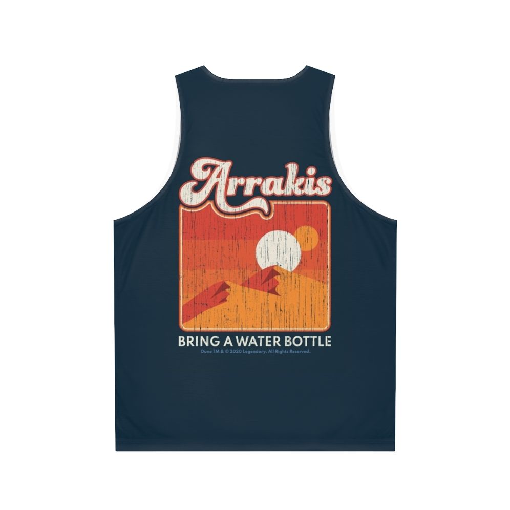 Dune 2020 Arrakis Desert Design Unisex Tank Top - Back