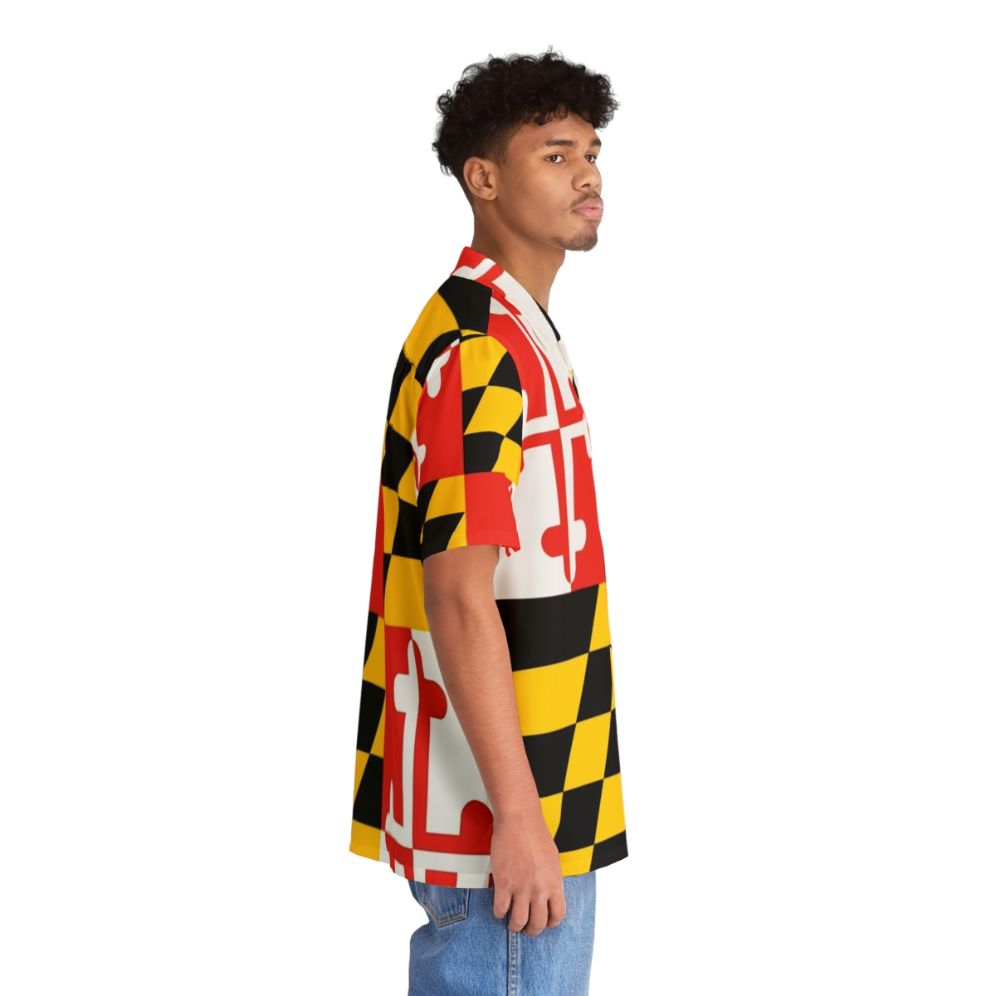 Maryland flag graphic tee hawaiian shirt - People Pight