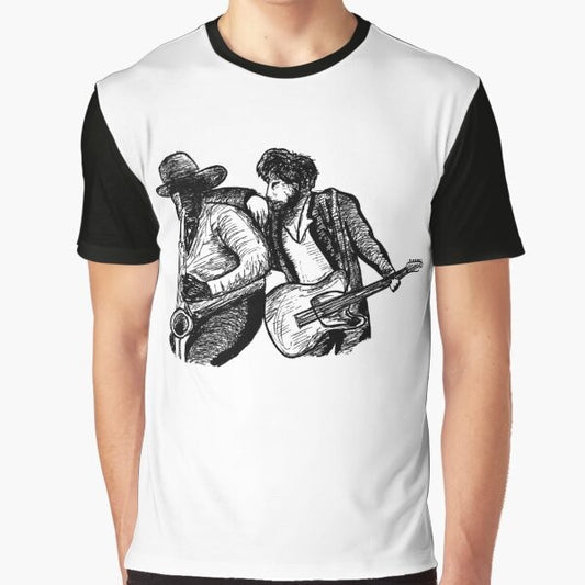 Bruce Springsteen rock band music graphic t-shirt