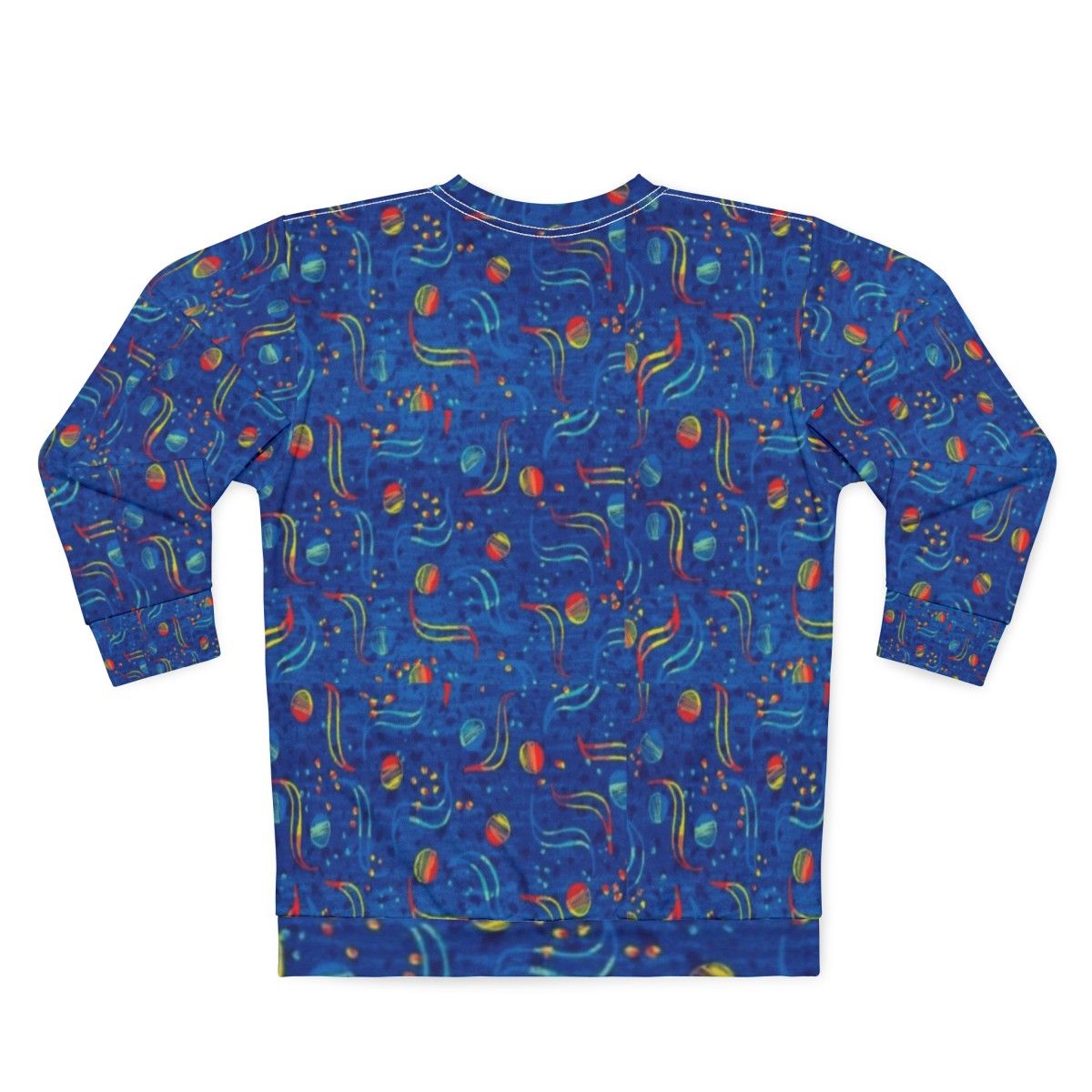 Retro Dublin bus sweatshirt featuring classic blue color and nostalgic design - Back