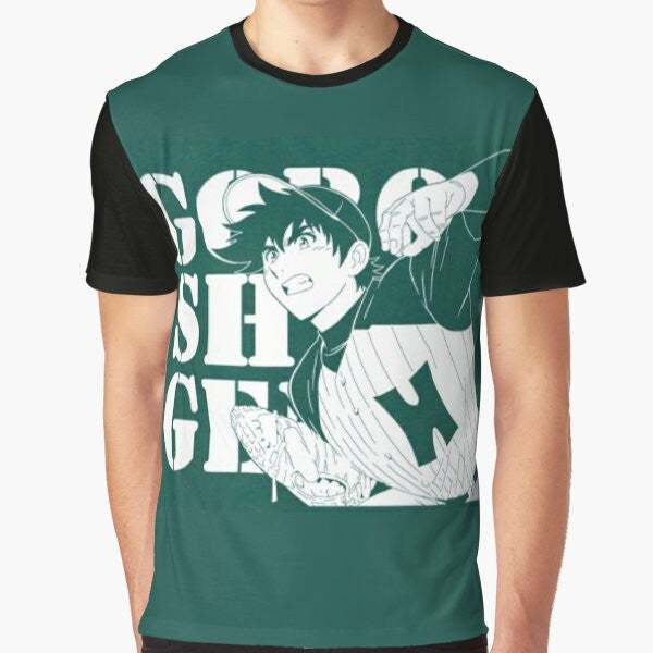 Goro Shigeno Anime T-Shirt featuring the character from the Major 2nd manga and anime series