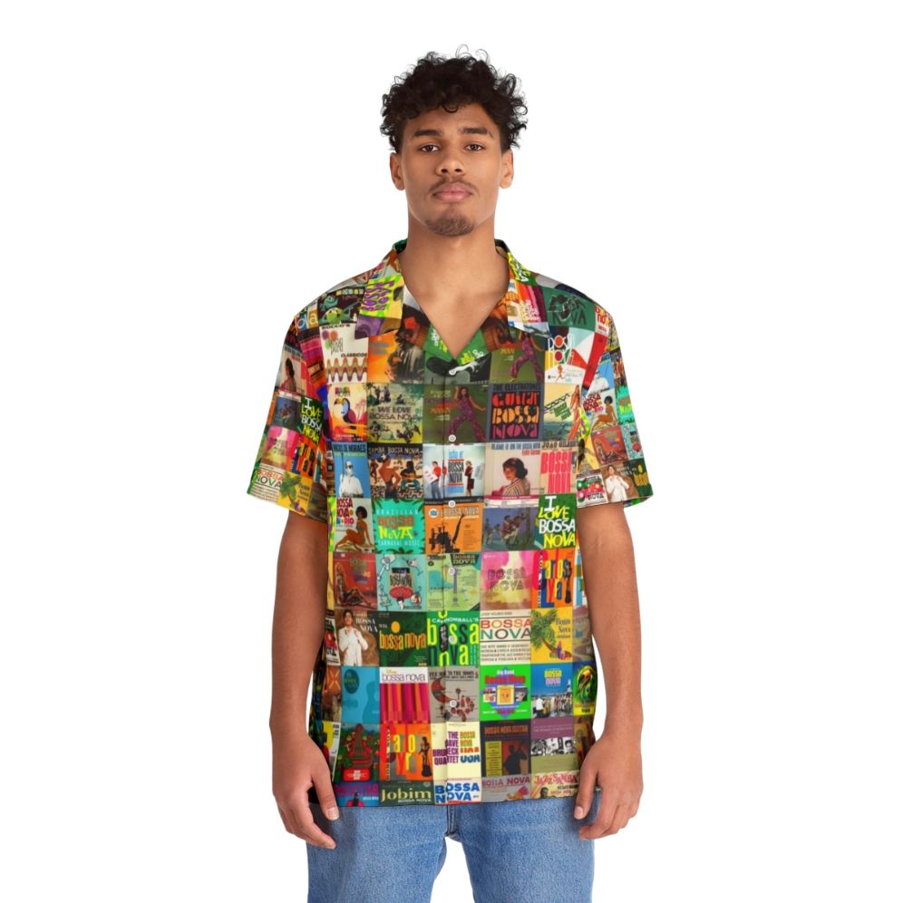 Bossa Nova Hawaiian Shirt with Brazilian Music Inspired Pattern - People Front