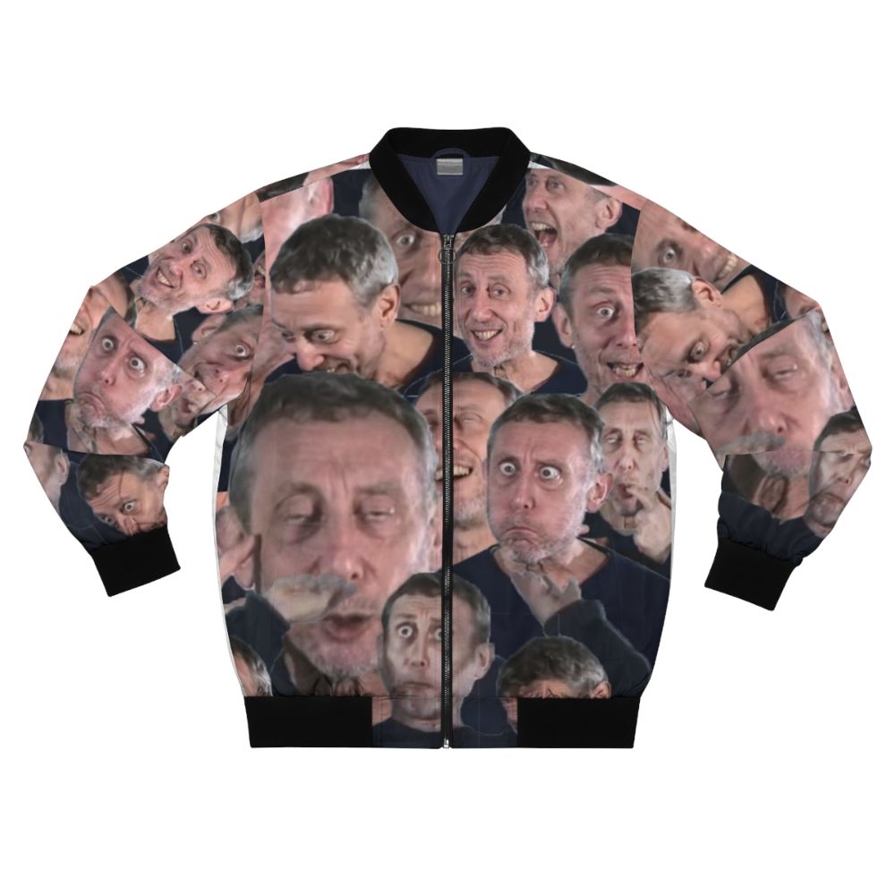 The Michael Rosen Collection Bomber Jacket featuring YTP-inspired design