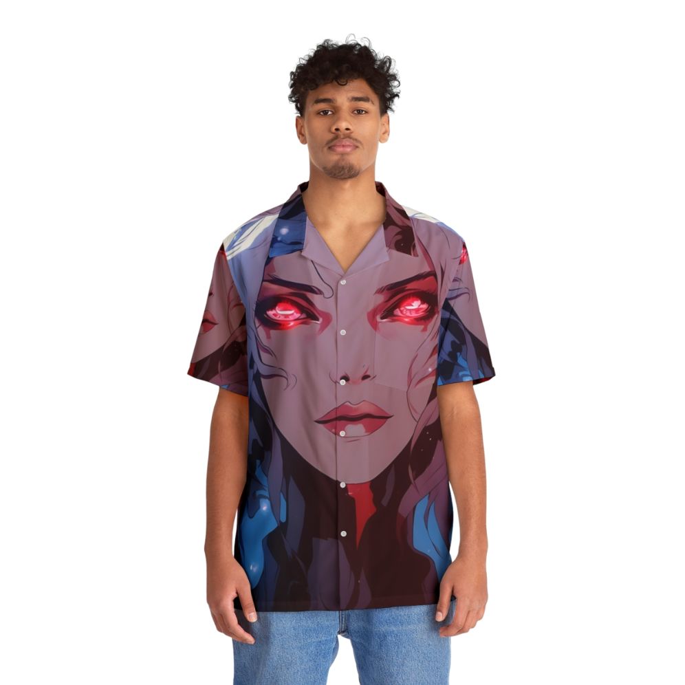 Castlevania Nocturne Erzsebet Bathory Hawaiian Shirt - People Front