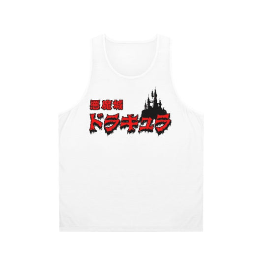 Castlevania Dracula Japanese Retro Gaming Unisex Tank Top