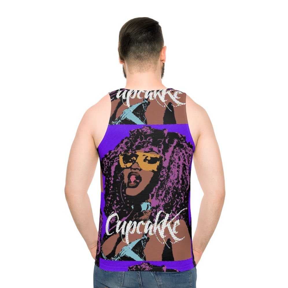 Cupcakke Pop Art Unisex Tank Top - men back