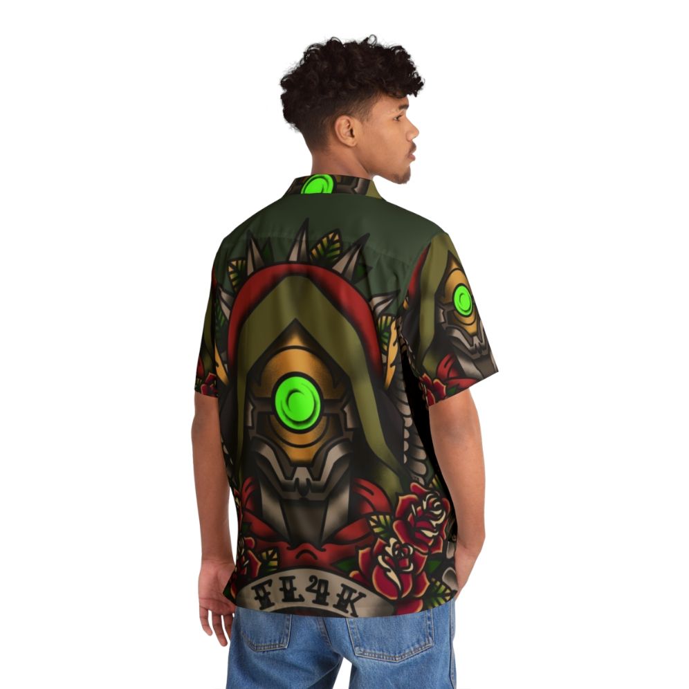 Borderlands FL4K Portrait Hawaiian Shirt - People Back