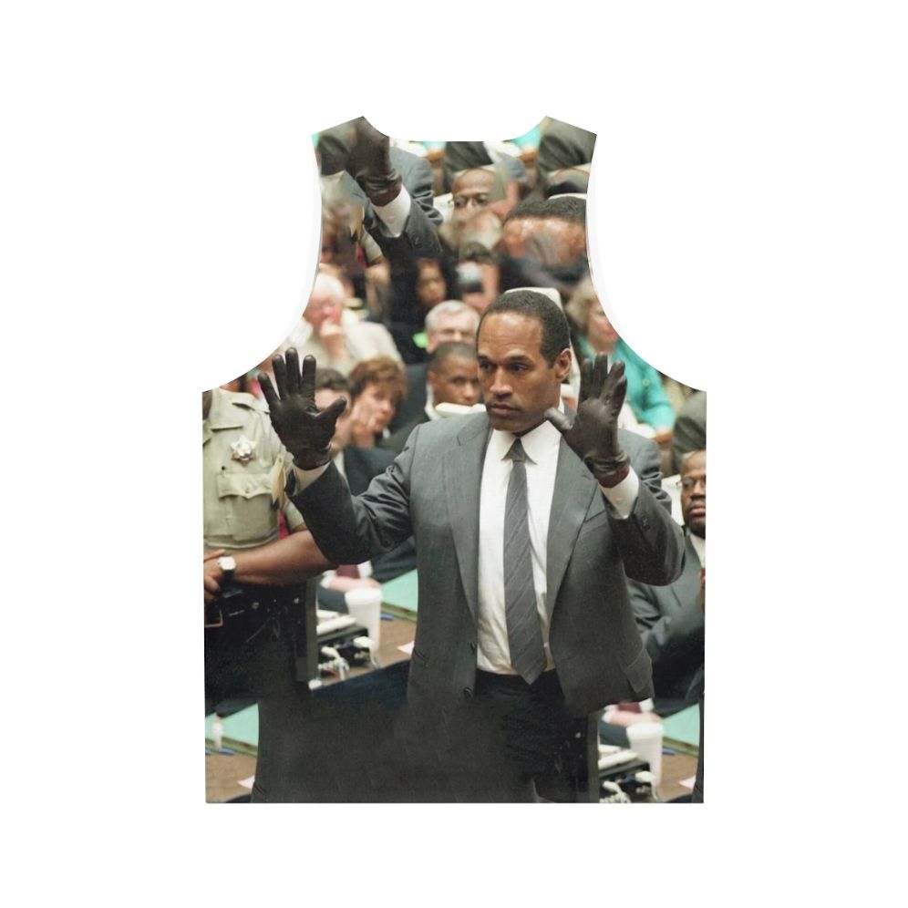 OJ Simpson Gloves Unisex Tank Top - Back