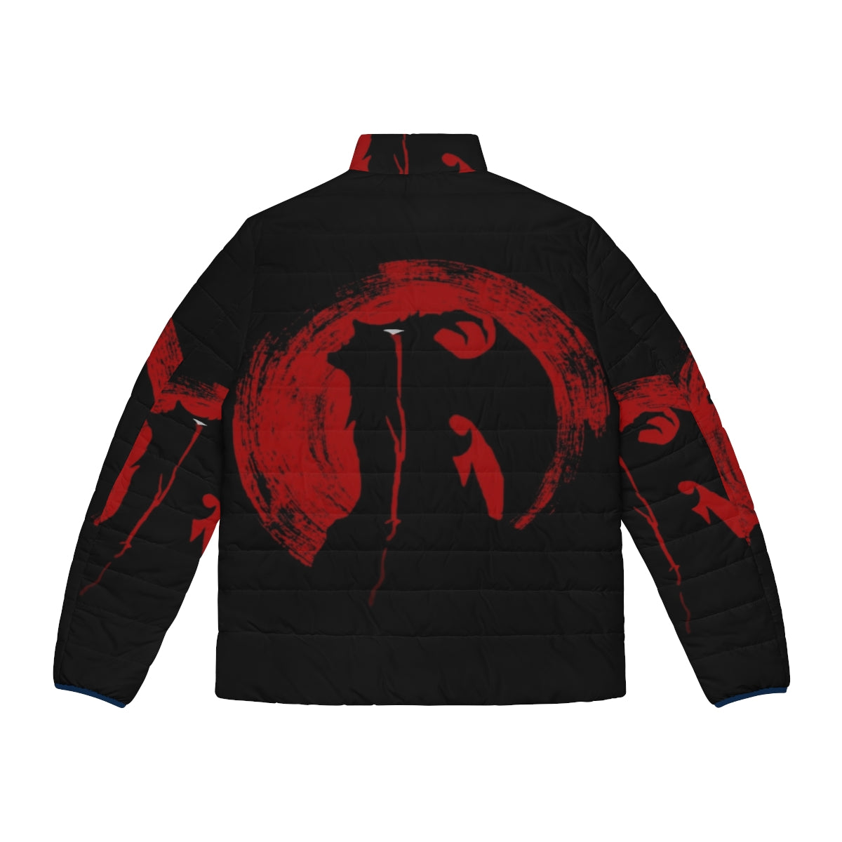 Crying Baby Devilman Crybaby Puffer Jacket - Back