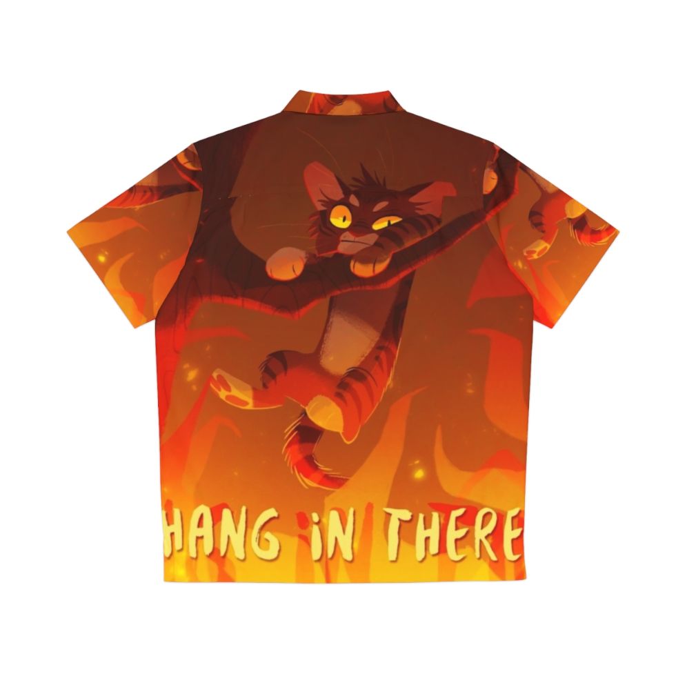 Brambleclaw's Hang In There Hawaiian Shirt with Warrior Cats Inspired Design - Back