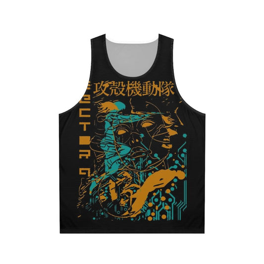 Ghost in the Shell Retro Vintage Anime Cyberpunk Tank Top