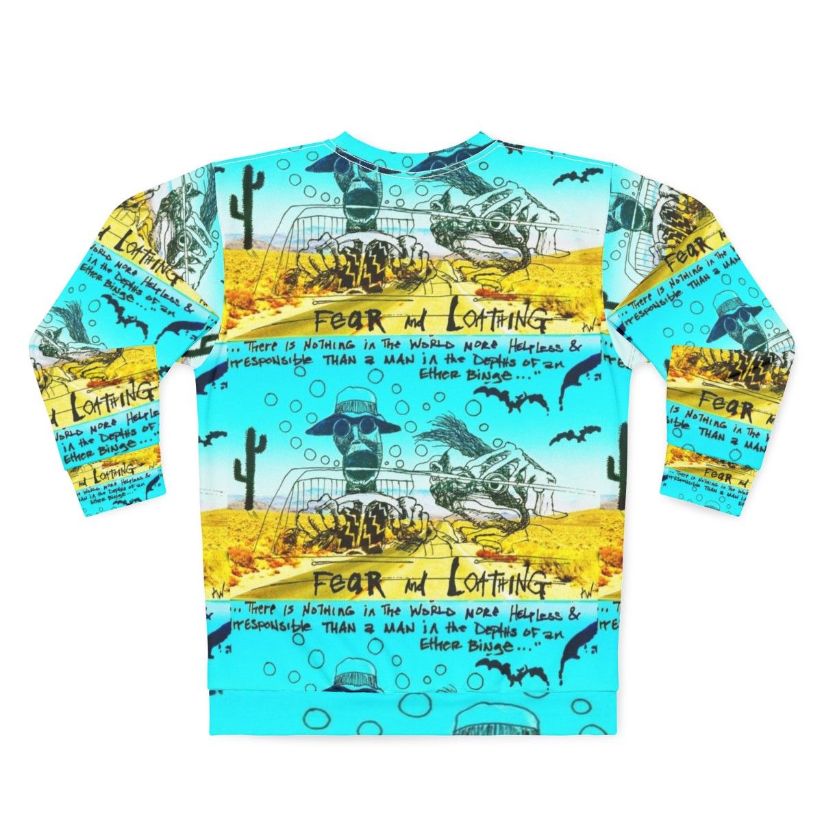 Fear and Loathing in Las Vegas Psychedelic Sweatshirt - Back