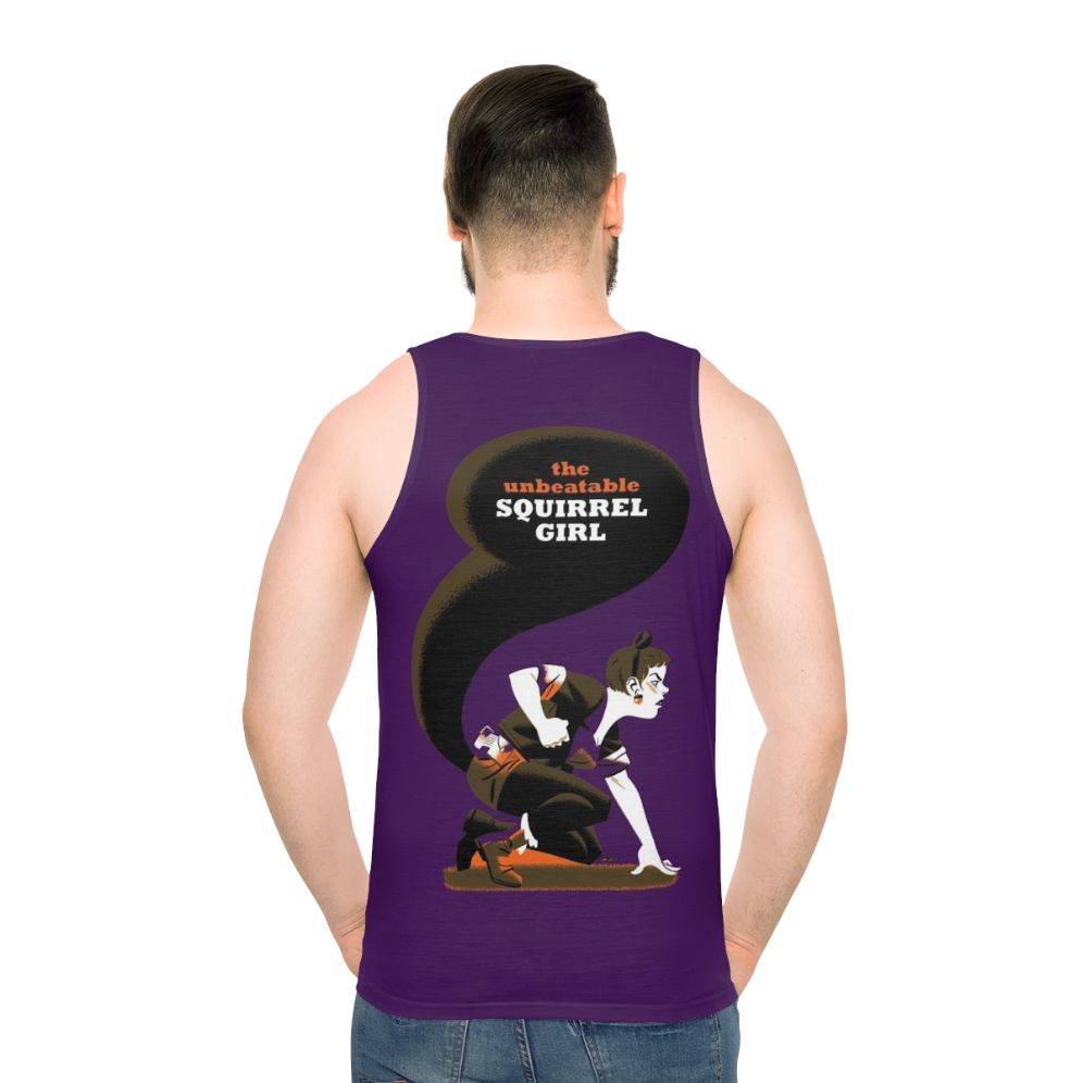 Squirrel Girl Unisex Marvel Comic Tank Top - men back