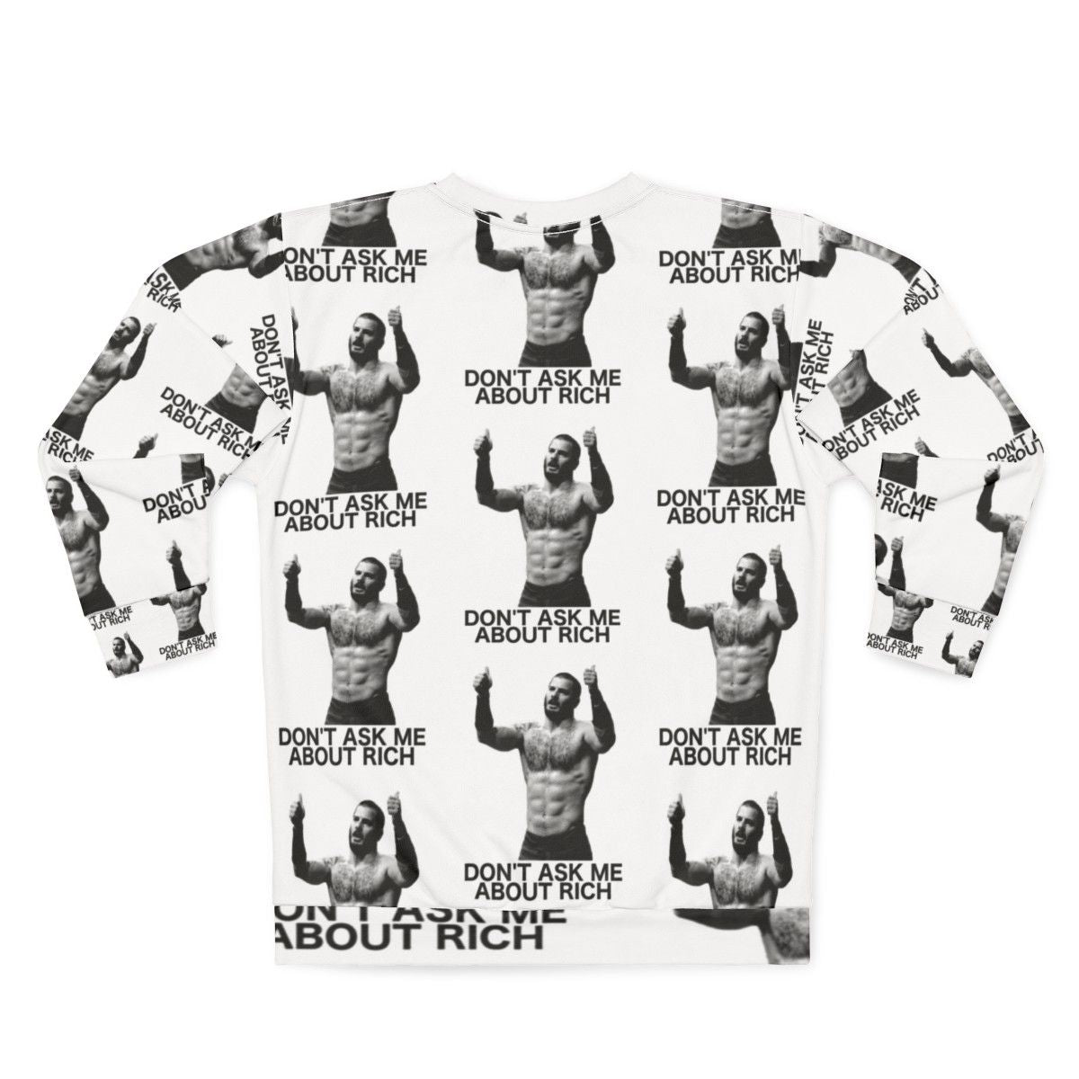 Mat Fraser "Don't Ask Me About Rich" Crossfit Sweatshirt - Back