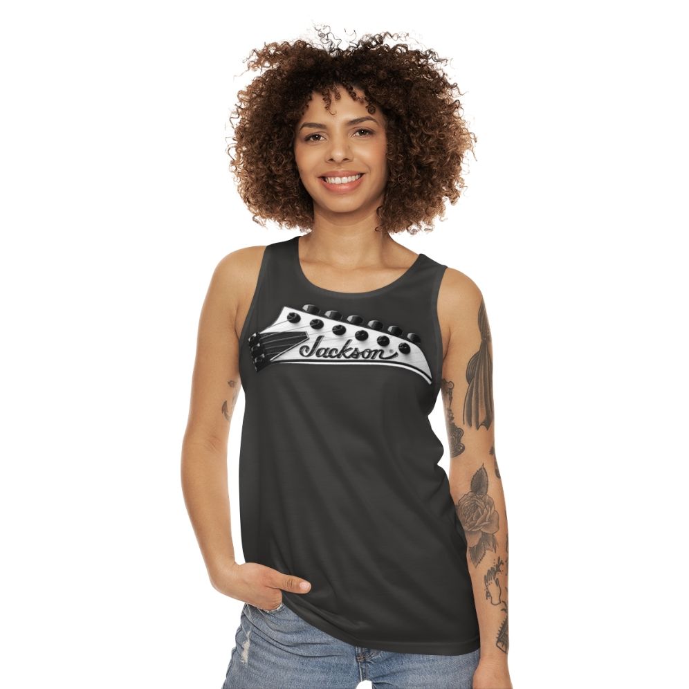 Jackson Headstock Unisex Tank Top - women