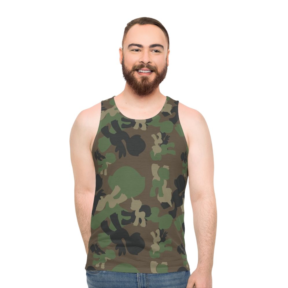 Brony Military Camo Unisex Tank Top - men