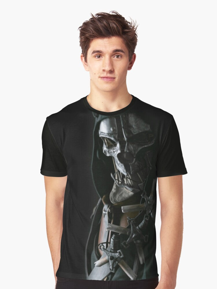 Dishonored 2 vector graphic t-shirt with high-quality design - Men