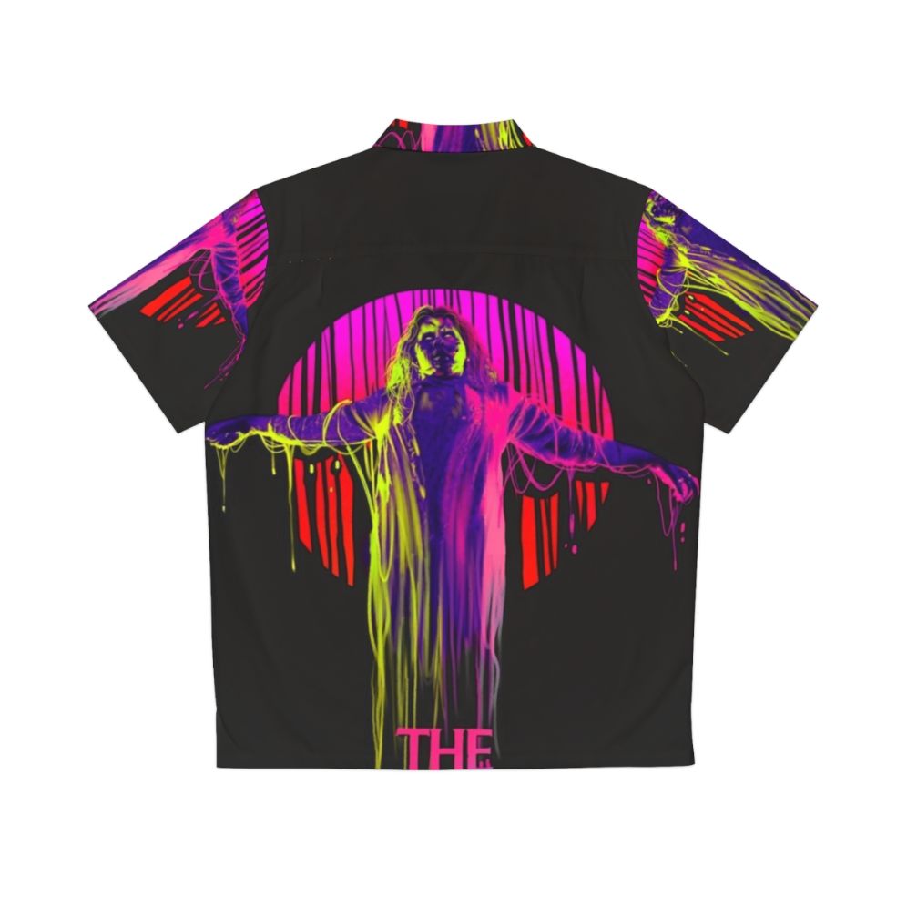 Retro Possessed Neon Hawaiian Shirt - The Exorcist - Back