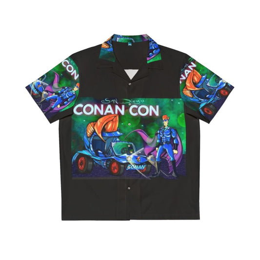 Conan O'Brien's Hawaiian Shirt for Comic Con Fans